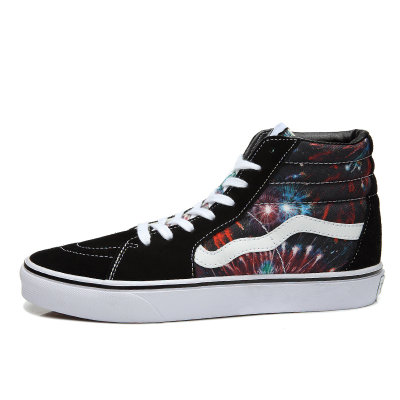 【万斯秋季经典款高帮男鞋韩版帆布鞋耐磨透气