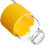 谢裕泰 耐热玻璃矿泉水瓶 带不锈钢茶漏(380ML 黄色)第3张高清大图