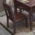 吉木多 红橡木实木餐桌椅组合 一桌六椅禅意新中式家用长方形饭桌(1.3米*0.8米 单餐桌)第4张高清大图