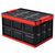 朗伯爵多功能折叠收纳箱储物箱汽车后备箱收纳箱置物箱(黑红色（30L）)第4张高清大图