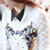 莉菲姿 秋季衬衫娃娃领长袖雪纺蕾丝拼接打底衫(图片色 XL)第3张高清大图