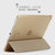 iPad23456保护套 三折 air2保护壳 苹果平板配件 mini3皮套 iPad6蚕丝 mini4防摔外壳简约时尚(绿色 【mini4】专用)第5张高清大图
