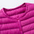 南极人轻薄羽绒服女短款新品韩版修身圆领羽绒服女士显瘦外套 N235F59032(橡皮红 165/L)第3张高清大图