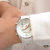 EMPORIO ARMANI 阿玛尼手表潮流白色胶包钢三眼男士手表AR5859第5张高清大图