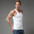 工字背心男运动健身修身型贴合无痕一片式棉质透气舒适打底内衣(白色 M)第2张高清大图