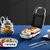 德国蓝宝（Blaupunkt）轻食烹饪机 家用多功能三明治机早餐机 简餐机 双面加热电饼铛BP-S1/BP-S2(Mini白 轻食机)第3张高清大图