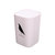 翻转式方形桶盖 家用带盖纸蒌厨房客厅卫生间垃圾桶(布丁白 仰望鸟图案)第5张高清大图