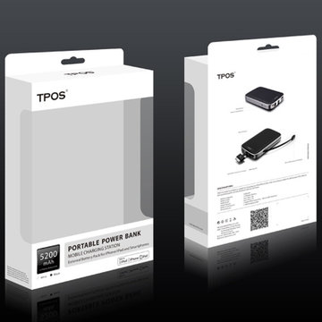 TPOS viva系列AL5200移动电源充电宝（黑色）（5200mAh）