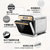 松下（Panasonic）电烤箱 蒸烤箱 原味炉烘培 迷你家用(NU-JT100W)第4张高清大图