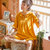 霓美舒 睡衣女夏季纯棉短袖可爱纯色可外穿韩版学生清新薄款甜美两件套装家居服(LQE 9B090# XL)第2张高清大图