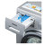 预售延迟发货西门子（SIEMENS） XQG80-WD12G4681W 8公斤 变频洗烘一体热风节能洗滚筒洗衣机（银色）第4张高清大图