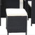 【京好】藤椅子茶几五件套装组合桌子 现代简约环保阳台休闲办公户外家具B80(购买与椅子配套的坐垫个 一般7天左右发货)第3张高清大图