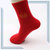 10双装哈伊费舍喜庆新年袜红袜子 踩小人红袜 全棉中筒袜第4张高清大图