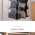 JM包包整理收纳袋挂袋墙挂式家用置物衣柜收纳架(黑色 一个装)第7张高清大图
