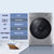 松下  XQG100-SD139 超薄全自动滚筒洗衣机智能APP洗烘一体杀菌除螨衣物除味护理光动银除菌10公斤(松下 10公斤)第6张高清大图
