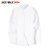 JACKWALK拉夏贝尔男装 夏季薄衬衫青年立领长袖衬衫(白色 185/104A(XXL))第4张高清大图
