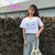 2018日系chic港风抹茶印花字母短袖t恤女新款夏装纯色学生(白色 XL)第5张高清大图