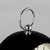 汉时时尚简约夜光挂钟卧室床头装饰时钟现代家用金属静音台钟HA03(黑色5.5寸)第3张高清大图