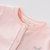 davebella戴维贝拉春季新款女童宝宝纯棉短袖针织开衫DB6955(12M 粉色)第2张高清大图