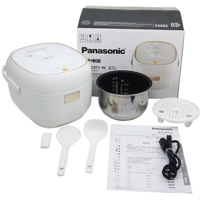 松下（Panasonic）SR-AC071-W IH电饭煲 家用小型 迷你电饭锅 2.1升(白色)
