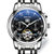 宾卡达（BINKADA）男士手表 全自动机械表多功能男表 时尚夜光防水(BC108g钢带黑盘)第2张高清大图