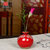 欧式陶瓷 花瓶摆件小花瓶干花水培花器不含底座(8CM红结晶)第2张高清大图