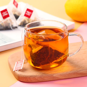蒲草茶坊 柠檬红茶30g/盒三角包独立小包 柠檬配红茶水果袋泡茶【买3送杯】（新疆西藏不发货）