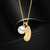 佐奈美（SANAMI）丘比特之爱925银淡水珍珠项链，一款多用(金色 商家自定义)第2张高清大图