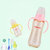 小憨熊ppsu奶瓶 标准口径宝宝奶瓶带吸管手柄婴儿防胀气奶瓶(粉色 300ml)第4张高清大图