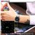 14幻彩欧泊韩版时尚简约潮流手表(白色 钢带)第3张高清大图