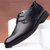 香港CEBA男士商务正装男鞋软底软面舒适透气男鞋结婚鞋上班鞋(黑色 42)第4张高清大图