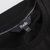 拉夏贝尔Puella普埃拉2018春装新款甜美直筒短款长袖圆领套装女20007479(黑色 L)第4张高清大图