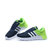 adidas/阿迪达斯 男女 NEO网面透气轻巧跑步鞋运动鞋(深蓝荧光绿 40)第2张高清大图