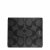 coach 蔻驰 男士新款PVC短款钱包 钱夹 带卡包 74586(黑色)第3张高清大图