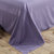 南极人升级纯色简约床单单件 素色时尚不褪色不起球床单单品A(纯烟熏紫 230cmx230cm)第3张高清大图