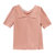 亿梦诗 时尚泡泡袖纯色翻领衬衫女2021夏装新款设计感小众上衣ET550(粉红色 XXL)第3张高清大图
