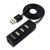 优越者（UNITEK） Y-2140 迷你型4口USB HUB集线器 长线版(黑)第5张高清大图