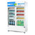 乐创(lecon) LC-ZSG02 冷藏保鲜展示柜 618升 双门 立式单温直冷饮料啤酒牛奶展示冷冻柜(蓝白色)第2张高清大图