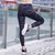 鸭鸭2018新款跑步跳高瑜伽运动裤弹性吸汗透气宽松裤JSK97402(深灰色 160)第5张高清大图