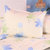 没螨生活依沃珑防螨四件套 进口防螨虫床品 预防尘螨粉螨虫过敏原 健康床上用品(蓝绿花 1.5米床-配床垫套)第4张高清大图