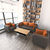 宏享办公室沙发现代简约商务三人接待室会客创意真皮沙发茶几组合套装(单人位（仿真皮）橙色)第8张高清大图