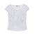 烟花烫XW2018夏新款女装修身棉麻绣花纯色短袖衬衫T恤 连城锁(白色 S)第5张高清大图