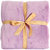 嘉博（JIABO） 加厚保暖菠萝格网眼居家素色毛毯贝贝绒四季盖毯(浅紫)第3张高清大图