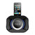 耳神ER830F带音乐闹铃/FM/支持iPhone等一体苹果电脑音箱（黑色）第2张高清大图