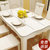 古宜 G502小户型长方形现代简约时尚餐桌椅组合白色烤漆餐厅大理石实木餐桌子饭桌(1.2*0.7米餐桌)第3张高清大图