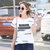 莉菲姿 2017韩版女装夏装新款百搭字母印花宽松打底短袖T恤(白色 XXL)第4张高清大图