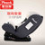 pouch婴儿安全座椅0-4-6岁新生儿宝宝便携式儿童安全座椅汽车用Q18(侧翼加强灰)第3张高清大图