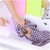 家用加厚塑料小号手握式搓衣板A817带脚架防滑洗衣服搓板lq0270(紫色)第2张高清大图