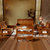 客厅实木沙发香樟木沙发 中式仿古沙发家具实木沙发 组合(D款)第2张高清大图