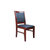 阁瑞馨平头椅办公椅会议椅环保皮(黑色 ZMD-002)第5张高清大图